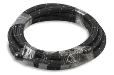 Black Nylon Braided Hose 6 AN - 6 Feet image 2