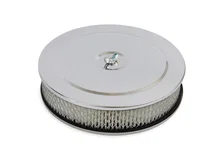 Air Cleaner - 9 Inch Diameter x 2-3/4 Inch Tall - Chrome image 5