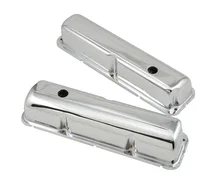 Chrome Valve Covers with Baffle image 1