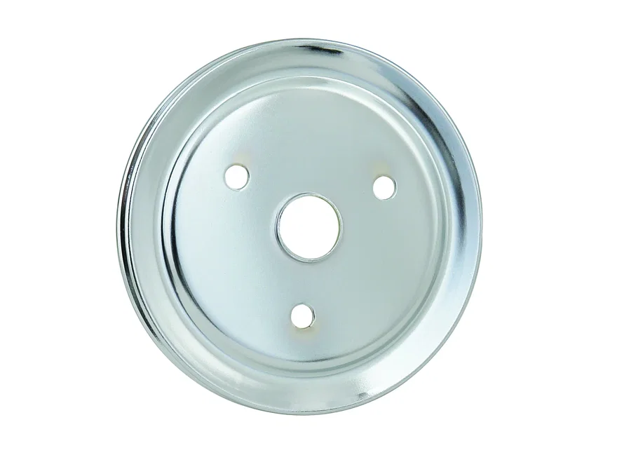 Crankshaft Pulley - Chrome - Single Groove