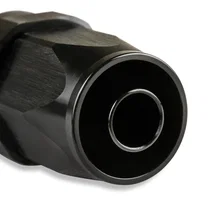 6 AN 45 Degree Swivel Hose End - Black image 2