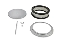 Air Cleaner - 6-1/2 Inch Diameter, 2 Inch Tall - Chrome image 3