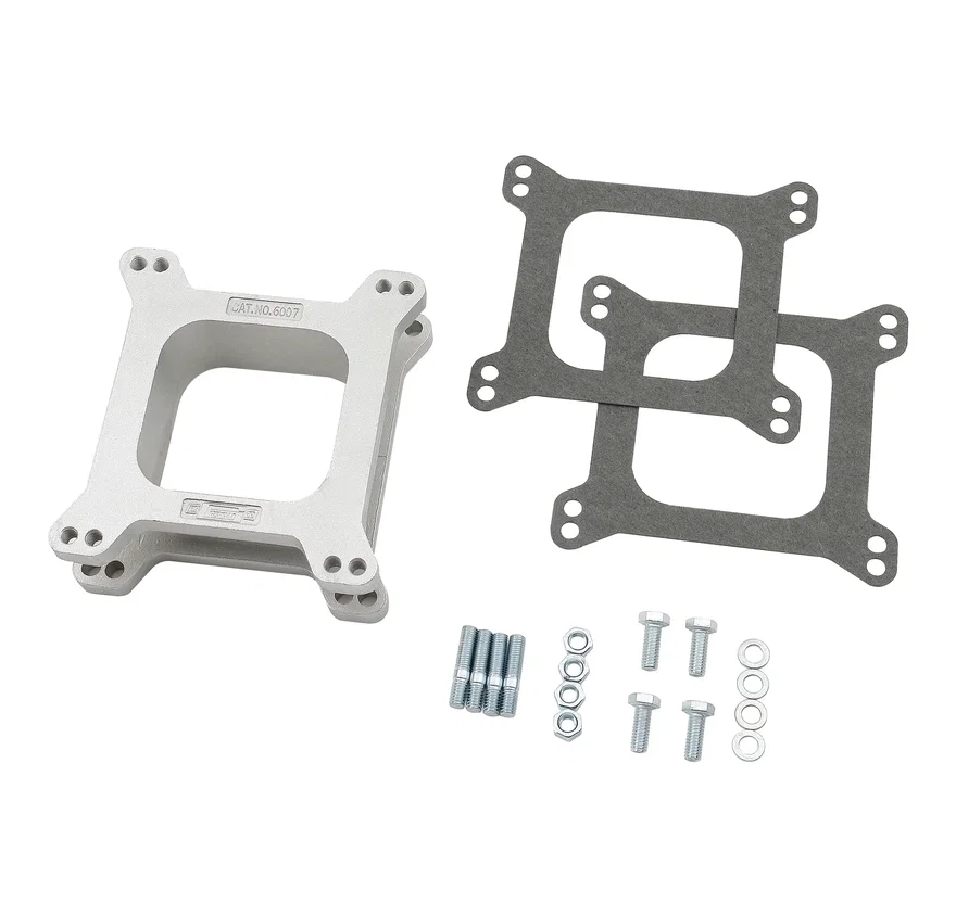Carburetor Spacer Kit - Open Center - Aluminum - 2 Inch