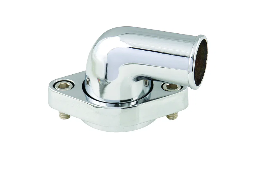 O-ring Style Chrome Water Neck - 90 degree