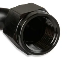 6 AN 90 Degree Push-On Hose Ends - Black image 3