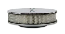 Air Cleaner - 9 Inch Diameter x 2-3/4 Inch Tall - Chrome image 1