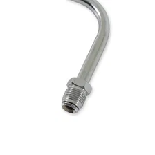Fuel Line - 3/8 Inch Dual Inlet - Chrome image 2