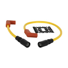 Custom Wire Set - 2000-2017 Softail - w/ carb or FI - 8MM - Yellow image 4