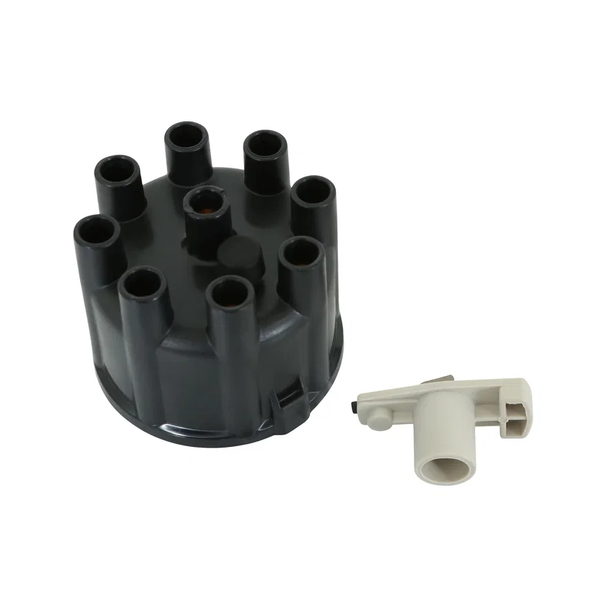 Distributor Cap & Rotor Kit - Socket Style - Black