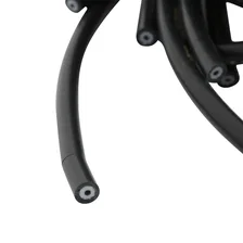 Spark Plug Wire Set- 8mm - Black Wire with Black Straight Boots image 4