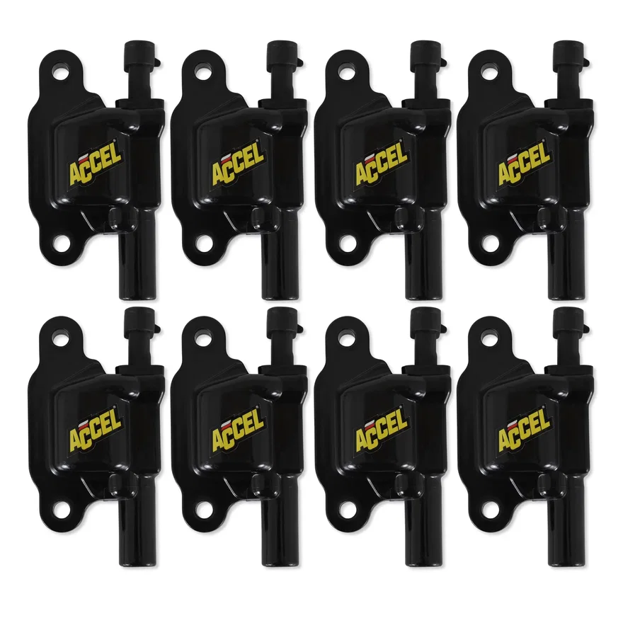 Ignition Coil - SuperCoil -GM LS2, LS3 and LS7 - Black - 8-Pack