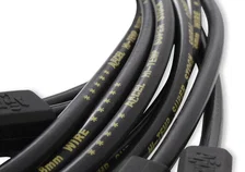 Spark Plug Wire Set- 8mm - Super Stock -  Custom - Black Wire image 5