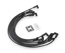 Spark Plug Wire Set - 90 Deg Boots - Black image 3