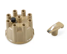 Distributor Cap & Rotor - Socket Style - Tan image 2
