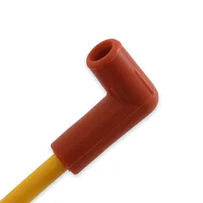 SuperStock 4000 Series V8 Wires, Copper Core, 8mm Yellow w/90° Orange Boots image 3
