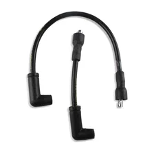 Custom Wire Set - 91-99 Softail - 8.8mm - Spiral Core - Black image 1