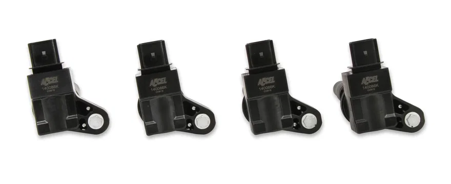 Ignition Coils - General Motors 2.0L Turbo, 2.5L, engines, Black, 4-Pack