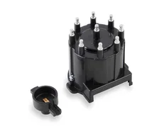 Distributor Cap & Rotor Kit - HEI Style - Black image 1