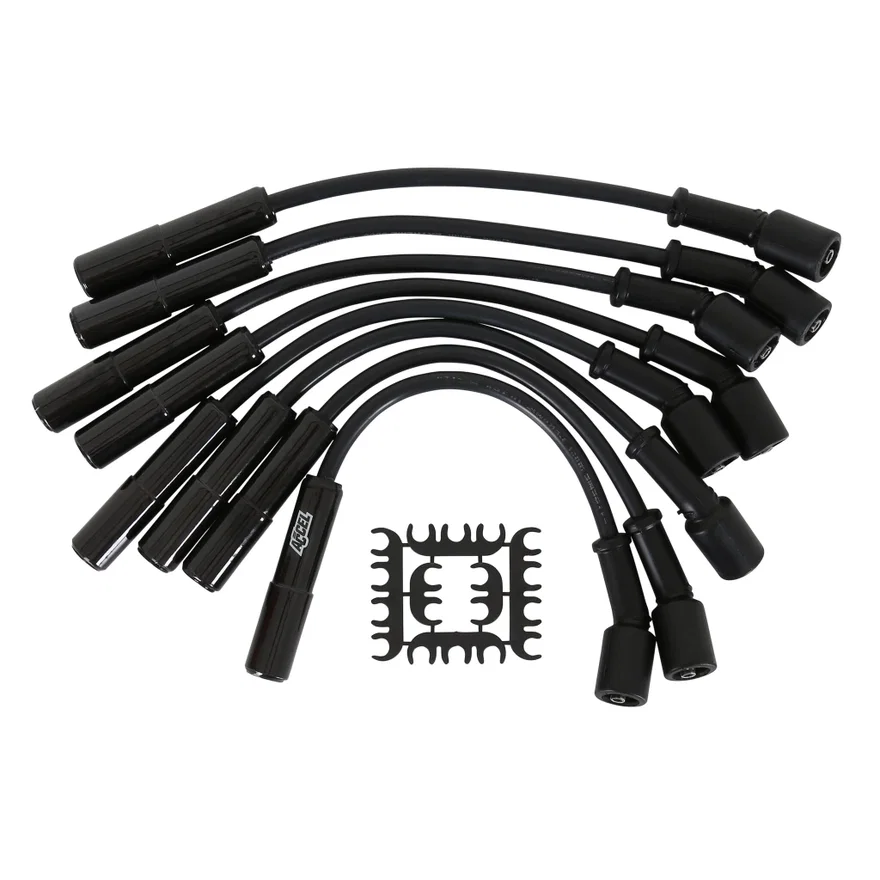 Extreme 9000 Spark Plug Wire Set - Black Ceramic Boot