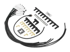 Spark Plug Wire Set - Universal - 135 Deg White Ceramic Boots image 3