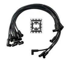 Spark Plug Wire Set- Extreme 9000 Black Ceramic-GM V8 HEI 75-86 Over Valve Cover for Chevrolet image 1