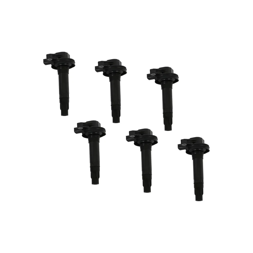 Ignition Coil - Super Coil series - 2007-2016 Ford 3.5L/3.7L V6, Black, 6-pack