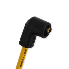 Spark Plug Wire Set- 8.8mm-Spiral Suppression- Universal Vari-Angle Boots-Yellow image 3