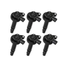 Ignition Coil - Super Coil series - 2007-2016 Ford 3.5L/3.7L V6, Black, 6-pack image 2
