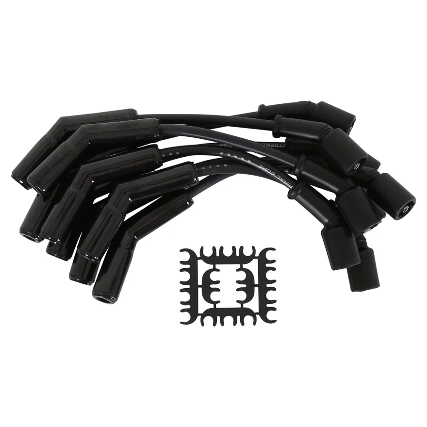 Spark Plug Wire Set - Extreme 9000 Ceramic Boot - LS Terminals LS3/LS4/LS7 Black