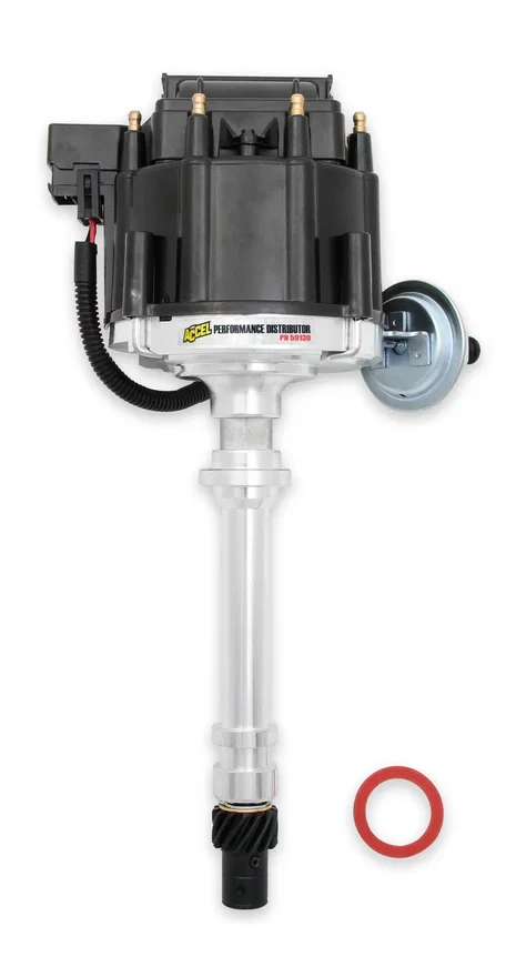 HEI GM Distributor - Ready-to-Run w/Coil - Chevy SBC/BBC - Black Cap