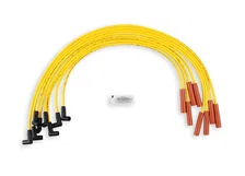 Spark Plug Wire Set - Super Stock Graphite Core 8mm - GM V8 1975-90 - Yellow image 1