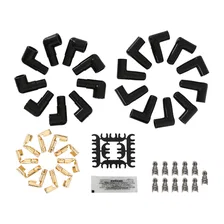 Spark Plug Wire Set- 8mm - Black Wire with Black Straight Boots image 8