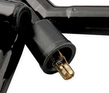 Spark Plug Wire Set - Universal - 135 Deg Black Ceramic Boots image 4