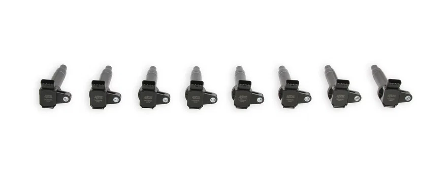 Ignition Coils - 1998-2010 Toyota, 4.7L/Lexus 4.3L, V8 Engines, 8-Pack, Black