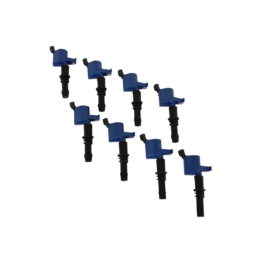Ignition Coil - SuperCoil - 2004-2008 Ford 4.6L/5.4L/6.8L 3-valve- Blue - 8-Pack