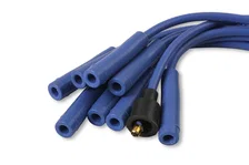 Spark Plug Wire Set- 8mm - Blue Wire with Blue Straight Boots image 9