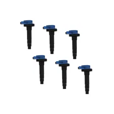 Ignition Coil - Super Coil series - 2007-2016 Ford 3.5L/3.7L V6, Blue, 6-pack image 1