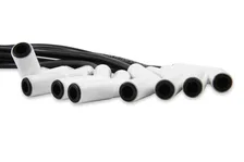 Spark Plug Wire Set - Universal - 135 Deg White Ceramic Boots image 6