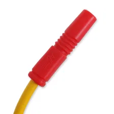 Spark Plug Wire Set- 8.8mm-Spiral Suppression- Universal Vari-Angle Boots-Yellow image 2