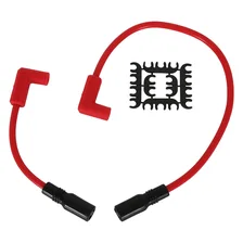 Custom Wire Set - 2000-2017 Softail - w/ carb or FI - 8MM - Red image 1