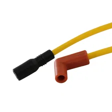 Custom Wire Set - 2000-2017 Softail - w/ carb or FI - 8MM - Yellow image 2