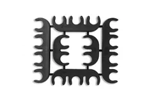 Spark Plug Wire Set- 8mm - Black Wire with Black 90 Deg Boots image 12