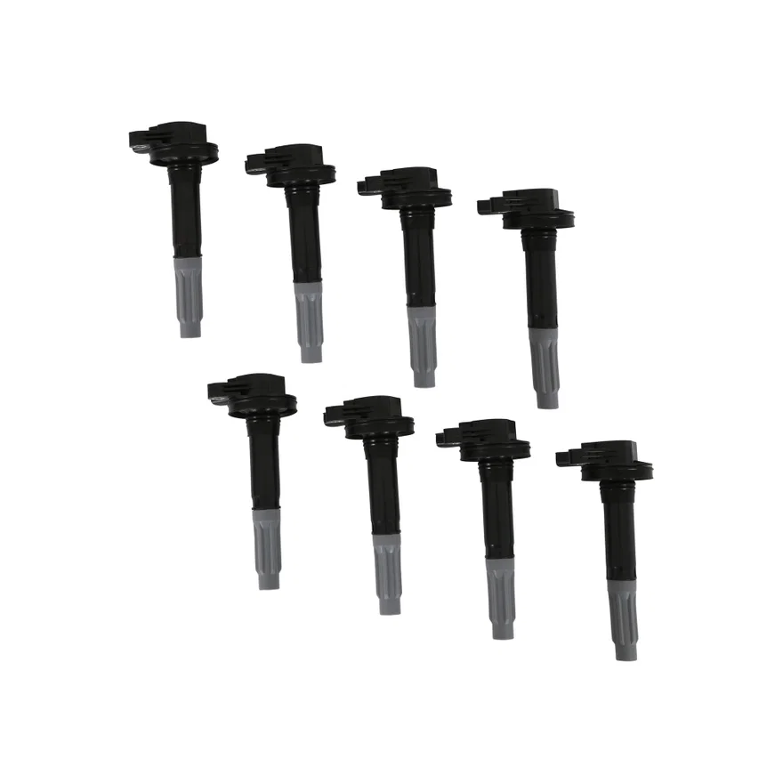 Ignition Coils- SuperCoil Series 2011-2016 Ford 5.0L Coyote, Black, 8-Pack