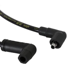 Custom Wire Set - 82-94 Dyna FXR, FXRS, FXRT - 8.8mm - Spiral Core - Black image 2