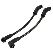 Custom Wire Set - 82-94 Dyna FXR, FXRS, FXRT - 8.8mm - Spiral Core - Black image 5