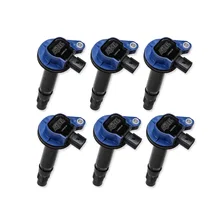 Ignition Coil - Super Coil series - 2007-2016 Ford 3.5L/3.7L V6, Blue, 6-pack image 2