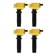 Ignition Coil- SuperCoil-2012-2017 Ford EcoBoost 2.0L/2.3L- L4 - 4-Pack - Yellow image 1