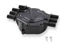 Distributor Cap - Chevy / GMC Vortec - V6 - Socket Style - Crab - Black image 1