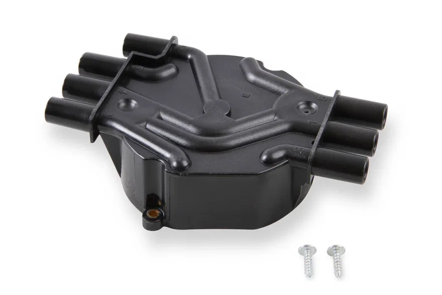 Distributor Cap - Chevy / GMC Vortec - V6 - Socket Style - Crab - Black