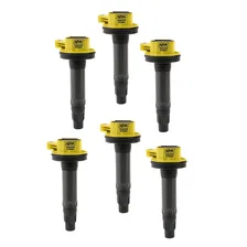 Ignition Coil - SuperCoil Series - 2007-2016 Ford 3.5L/3.7L V6, Yellow, 6-pack image 1